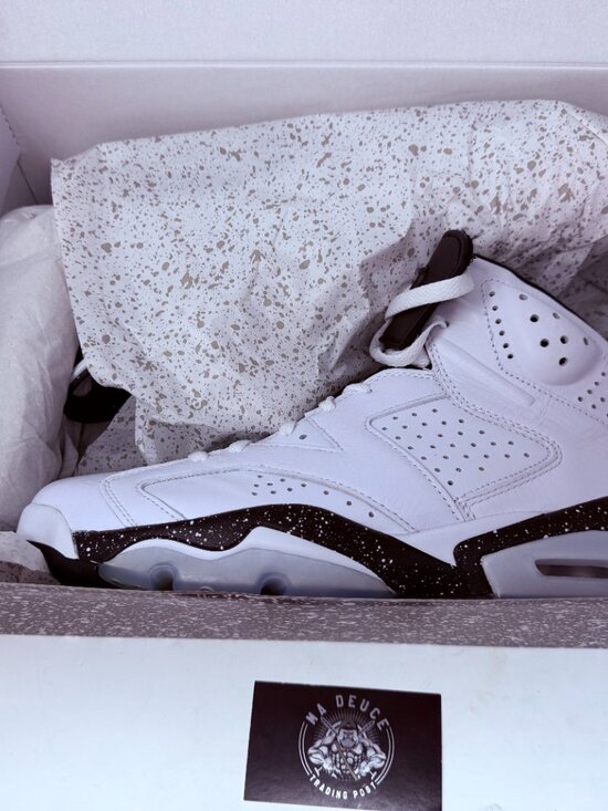 NEW Nike Air Jordan 6 Retro Reverse Oreo White Black CT8529-112 Men’s Size 10.5 main image 8